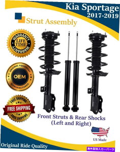 TXyV Kia Sportage 2017-2019̖{OEMtgXgbgAZuƃAVbN Genuine OEM Front Strut Assembly & Rear Shocks for Kia Sportage 2017-2019
