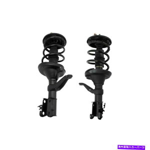 サスペンション 完全なフロントストラットスプリングアセンブリキットペア2003-2011要素の2PCセット Complete Front Strut Spring Assembly Kit Pair Set 2pc For 2003-2011 Element