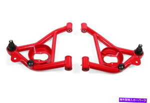 TXyV BMRTXyVAA011Rbh78-87 G{fBAA[DOMADJ|ubVO BMR Suspension AA011R Red 78-87 G Body A-arms Lower DOM Non-adj Poly Bushings