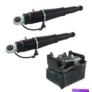 TXyV V{[xÕ^z5.3L 15-17̃AGAVbNXgbgƃRvbT[yA Pair Rear Air Shock Struts & Compressor for Chevrolet Suburban Tahoe 5.3L 15-17