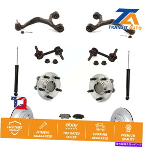 TXyV q_C\i^3.3Lp̃AfBXN[^[u[LpbhTXyVLbgi11PCj Rear Disc Rotors Brake Pad Bearing Suspension Kit (11Pc) For Hyundai Sonata 3.3L