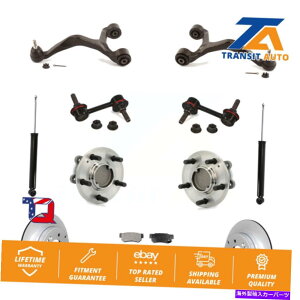 TXyV q_C\i^3.3Lp̃AfBXN[^[u[LpbhTXyVLbgi11PCj Rear Disc Rotors Brake Pad Bearing Suspension Kit (11Pc) For Hyundai Sonata 3.3L