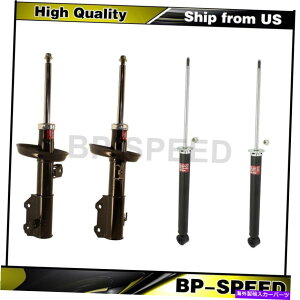 �T�X�y���V���� ���A�t�����g�V���b�N�A�u�\�[�o�[�V���b�N�X�g���b�g4X KYB�V���b�N�ƃV�{���[�{���g�p�̃X�g���b�g Rear Front Shock Absorber Shocks Strut 4X KYB Shocks & Struts For Chevrolet Volt