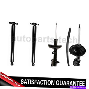 サスペンション 4xモンローリアフロントLH&RHショックアブソーバーストラットホンダオデッセイ2005?2007 4x Monroe Rear Front LH & RH Shock Absorber Strut For Honda Odyssey 2005~2007