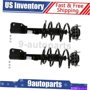 �T�X�y���V���� Monroe Struts��Coil Spring 2013-2017�V�{���[�g���o�[�X�̊��S�ȃt�����g2 Monroe Struts & Coil Spring Complete Front 2 Of For 2013-2017 Chevrolet Traverse�y���s�A���i�z