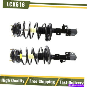 TXyV XvO}Egt2̐VtgSȃXgbǵANTXRX350 w/oGATXyɓK܂ 2 New Front Complete Struts With Springs Mounts Fits Lexus RX350 W/O Air Suspen