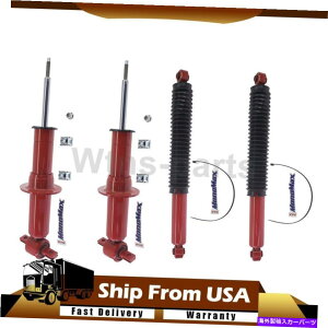 �T�X�y���V���� 2007-2014��KYB�t�����g���A�V���b�N���X�g���b�g�V�{���[�x�O1500 4WD���m�}�b�N�X KYB Front Rear Shock & Struts For 2007-2014 Chevrolet Suburban 1500 4WD MonoMax�y���s�A���i�z