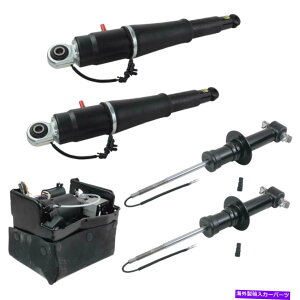 TXyV 4xtgAVbNXgbg +LfbNVFr[GMC 23317180p1xGARvbT[ 4x Front & Rear Shock Struts + 1x Air Compressor for Cadillac Chevy GMC 23317180