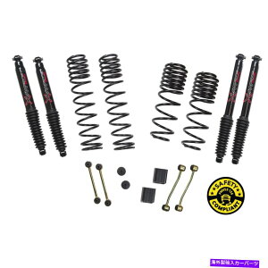 �T�X�y���V���� 2-2.5�̃X�J�C�W���b�J�[�́A�f���A�����[�g�ɒ����g���x�����t�g�L�b�g�u���b�N�}�b�N�X�V���b�N-JL25BPBLT Skyjacker For 2-2.5 Dual Rate-Long Travel Lift Kit Black MAX Shocks - JL25BPBLT�y���s