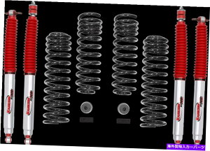 TXyV RanchoRS66119BR9tgLbgTXyVubNR|[lg/Vo[VbNAu\[o[ Rancho RS66119BR9 Lift Kit Suspension Black Components/ Silver Shock Absorbers