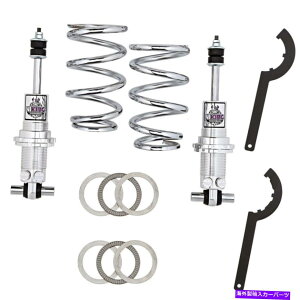 �T�X�y���V���� �o�C�L���O�}�X�^���O2 II�t�����g�R�C���I�[�o�[�L�b�g9.125 -10���C�h����700���X�v�����O�XA203 Viking Mustang 2 II Front Coilover Kit 9.125-10 ride height 700# springs A203�y���s�A���i�z