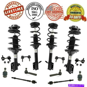 �T�X�y���V���� F��R CompleteStruts�T�X�y���V�����X�e�A�����O�L�b�g�X�o���t�H���X�^�[�p�̎������x���t�� F&R Complete Struts Suspension Steering Kit for Subaru Forester W/O Auto Level�y���s�A���i�z