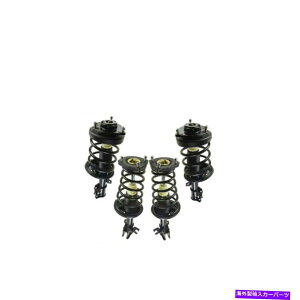 �T�X�y���V���� �q�����_�C��4�̃t�B�b�g�̃X�g���b�g���X�v�����O�A�Z���u���t�����g���A�h���C�o�[�̏�q�Z�b�g Strut & Spring Assembly Front Rear Driver Passenger Set of 4 Fits For Hyundai