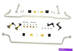 �T�X�y���V���� 07-14 Subaru WRX/STI�̃z���C�g���C���t�����g����у��A�X�E�F�C�o�[�L�b�g-Wlbsk012 Whiteline Front And Rear Sway Bar Kit for 07-14 Subaru WRX/STi - wlBSK012�y���s�A���i�z