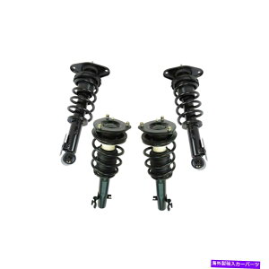 �T�X�y���V���� �~�j07-13�N�[�p�[�̂��߂̊��S�ȃ��[�h�V���b�N�X�g���b�g�X�v�����O�A�Z���u���t�����g���A�L�b�g Complete Loaded Shock Strut Spring Assembly Front Rear Kit For Mini 07-13 Cooper�y���s�A��