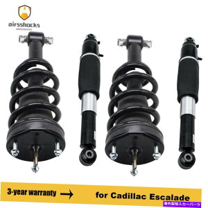TXyV LfbNGXJ[hV{[^zp̎ĈtgAVbNXgbgAbZC Front & Rear Shock Struts Assys w/ Magnetic for Cadillac Escalade Chevy Tahoe
