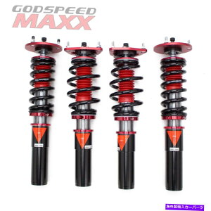 TXyV Godspeed MaxxRCI[o[ቺLbgPC}981 14-16̒\ȃTXyV Godspeed MAXX Coilovers Lowering Kit Adjustable Suspension for Cayman 981 14-16