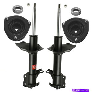 TXyV Eibach Springs 35101.320 KYB Front Struts and Mounts Kit For Mercury Villager Nissan Quest 1993-1998