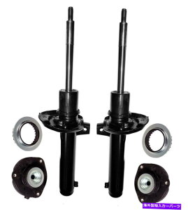 �T�X�y���V���� �V�{���[�J�}��82-92 Monroe Front Left & Right Struts & Mounting Kits For VW Jetta Wagon Generation V�y���s�A���i�z