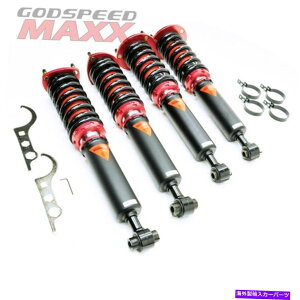 サスペンション Godspeed Maxxコイルオーバー下降キットadj。レクサスのサスペンションはF 08-14です Godspeed MAXX Coilovers Lowering Kit Adj. Suspension for LEXUS IS F 08-14