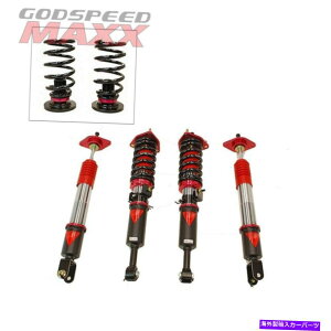 TXyV godspeed maxxRCI[o[z34 370z 09-21p̒ቺLbg\TXyV Godspeed MAXX Coilovers Lowering Kit Adjustable Suspension for Z34 370Z 09-21