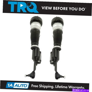 サスペンション TRQフロントコンプリートエアストラットショックアセンブリペアMB W221 4MATIC NEWの2PCセット2PC TRQ Front Complete Air Strut Shock Assembly Pair Set 2pc for MB W221 4Matic New
