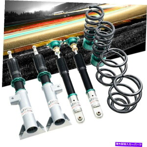TXyV 2PCS Megan Racing Green Euro Series Coilover Springs Kit For 11-17 E-Class C207 A207