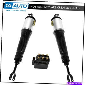 �T�X�y���V���� 4PCS 3 Piece Air Suspension Kit Front Air Shocks & Solenoid Valve Block for Audi�y���s�A���i�z