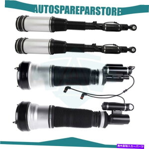 サスペンション 4pcフロントリアフロントリアストラットスプリングアブソーバーセットsienna 4PCS Air Suspension Spring Struts Fits 4Matic Mercedes CL550 CL600 CL63 03-2006