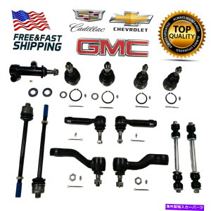 �T�X�y���V���� BMW 535I 2008-2010 13 Pcs Front Suspension Kit Ball Joint Tie Rod End Sway Bar Pitman Arm Grooves�y���s�A���i�z
