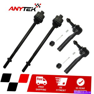 TXyV 08-09 RX350 4PC Front Inner Outer Tie Rod End for 4WD 1999-2006 Chevy Silverado Sierra 1500