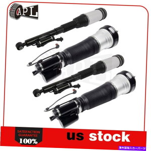 TXyV New Arnott Industries Air Suspanse CompressorAP-3282 4PCS Front + Rear Air Shocks Fits 4Matic Mercedes W220 S430 S500 2003-2006