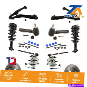 TXyV GMC Sierra 1500p̃tgfBXN[^[u[LpbhxAOA[TXyVLbgi15pcj Front Disc Rotor Brake Pad Bearing Arm Suspension Kit (15Pc) For GMC Sierra 1500