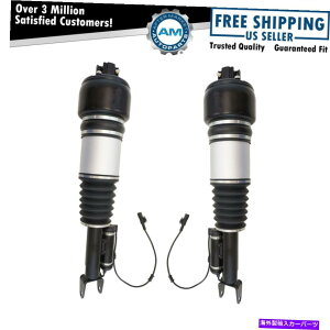 サスペンション W219 W211 AIRMATIC RWD用のフロントエアショックストラットアセンブリペア2PC Front Complete Air Shock Strut Assembly Pair 2pc for W219 W211 Airmatic RWD