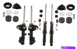 TXyV BMW 530I 2001-2003 2 KYB Front and Rear Suspension Struts and Mounts Kit For Chrysler 200 Sedan 2011