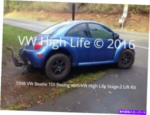 TXyV VWnCCtXe[W2TXyVtgLbgW/RCXy[T[VW MK4r[g1998-2010 VW High Life Stage 2 Suspension Lift Kit w/ Coil Spacer VW MK4 Beetle 1998-2010