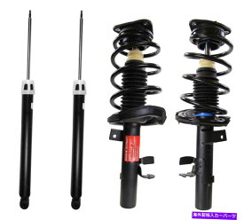 サスペンション サザントラック15004 7.5 " Monroe Front Strut Coil Springs & Rear Shock Absorbers Kit For Focus 2012-2013