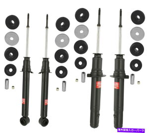 �T�X�y���V���� PROTHANE 4-2010 TOTAL KIT FITS 05-10 300 CHALLENGER CHARGER MAGNUM KYB Front & Rear Suspension Struts and Mounts Kit For Chrysler Sebring Coupe�y���s�A���i�z