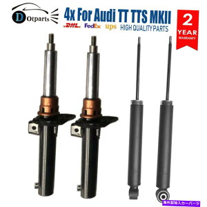 TXyV 4xtBbgAEfBTT TTS Quattro 8J FWDtgAVbNAu\[o[CCh07-14 4x Fit Audi TT TTS Quattro 8J FWD Front&Rear Shock Absorber Magnetic Ride 07-14