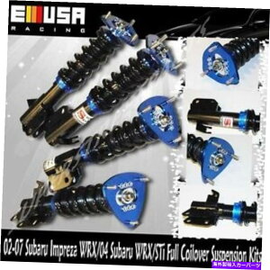 �T�X�y���V���� Bilstein 6112 Front Assembled Coilovers 0-2.8 ���t�gRAM 1500 4WD 2011-18 Full Coilover Suspension BLUE for06-07 Subaru Impreza WRX TR Sedan 4D 2.5L2458CC�y���s�A���i�z