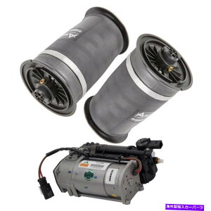 TXyV Lexus LS600 LS460 AWD 4801050210 480205020210 Rear Suspension Air Spring w/ Compressor For BMW 535i GT New Pair Arnott