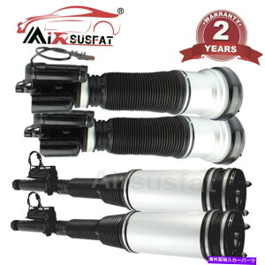 サスペンション 2つのフロントフロントエア 4pc For Mercedes W220 4WD S430 S500 Front Rear Air Suspension Shock Strut 20-06