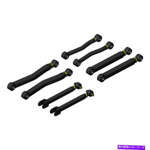 �T�X�y���V���� �W�[�v�����O���[JK 18�R���g���[���A�[���L�b�g�I�[�o�[�����h�v���X�t�����g�����A�����\ For Jeep Wrangler JK 18 Control Arm Kit Overland Plus Front & Rear Adjustable�y���s�A���i�z