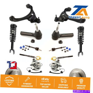 TXyV GAtg89396 LoadLifter 5000 Ultimate Plus Front Rotors Brake Pad Bearing Suspension Kit (15Pc) For Dodge Dakota Mitsubishi