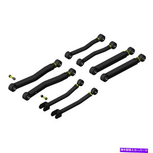 �T�X�y���V���� �W�[�v�����O���[18-20�R���g���[���A�[���L�b�g�I�[�o�[�����h�ƃt�����g�����A�̒����\ For Jeep Wrangler 18-20 Control Arm Kit Overland Plus Front & Rear Adjustable�y���s�A���i�z
