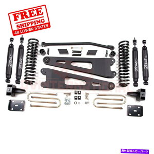�T�X�y���V���� SuperSprings Learef Helper Spring for GMC 2007-2010 Sierra 3500 HD -SSA15 Zone 4" Front & Rear Radius Arm Suspension Lift Kit fits Ford F350 4WD 2011-16