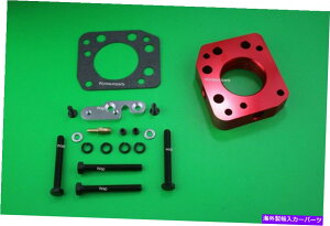 Throttle Body bhXbg{fBXy[T[tBbg93-00z_VrbN1.5L 1.6L SOHCtp[|[g RED Throttle Body Spacer Fit 93-00 Honda Civic 1.5L 1.6L SOHC With Power Port