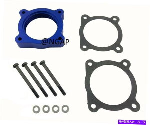 Throttle Body 04-14�̃u���[�X���b�g���{�f�B�X�y�[�T�[���Y�^�C�^���A���}�_5.6L��04-10 Infinity QX Blue Throttle Body Spacer For 04-14 Nissan Titan Armada 5.6L & 04-10 Infinity QX