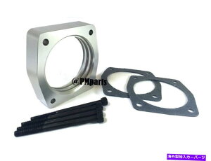 Throttle Body 04-09���YQuest 01-04 Pathfinder 3.5L V6�p�V���o�[�X���b�g���{�f�B�X�y�[�T�[�L�b�g Silver Throttle Body Spacer Kit for 04-09 Nissan Quest 01-04 Pathfinder 3.5L V6�y���s�A���i�z