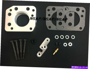 Throttle Body 93-00ホンダシビックSOHC VTEC非VTEC 1.5L 1.6Lのシルバースロットルボディスペーサー Silver Throttle Body Spacer For 93-00 Honda Civic SOHC VTEC Non-VTEC 1.5L 1.6L